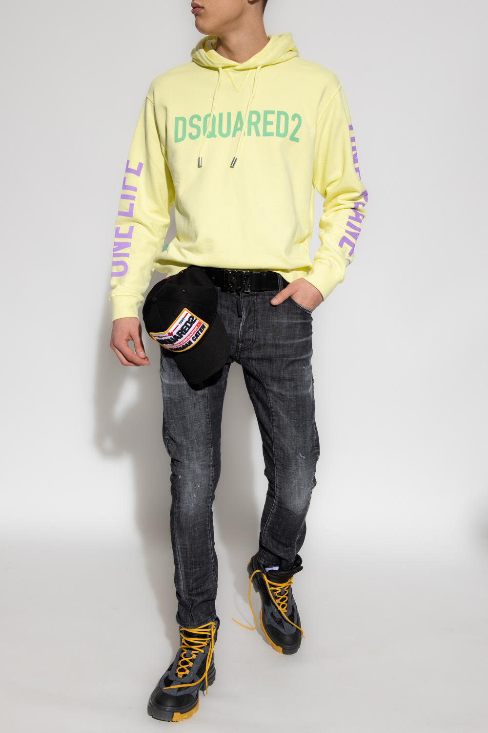 Dsquared2 clearance yellow sweatshirt